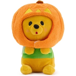 Disney Store Official Mini Mix-Its Plushies – Alice – Cute Stuffed Animals – Mix & Match Detachable Hats – Hook and Loop Strap – Plush Toys for Kids and Collectors, 7 Inch(Halloween Pooh)