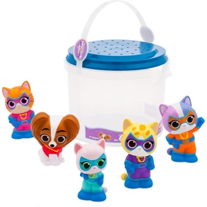 Disney Store Official Moana 2 Bath Toys Set – Includes 5 Detailed Toys with a Straining Storage Bucket – Bath Time Fun & Water Play Set for Kids(SuperKitties)