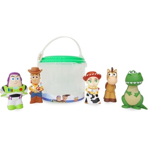 Disney Store Official Moana 2 Bath Toys Set – Includes 5 Detailed Toys with a Straining Storage Bucket – Bath Time Fun & Water Play Set for Kids(Toy Story)