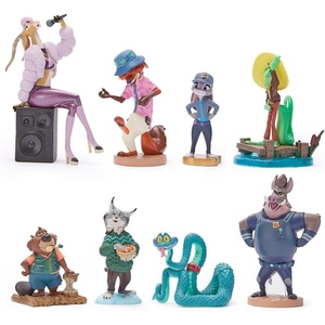Disney Store Official Moana 2 Figure Set – 7 Fully Sculpted Disney Figures Including Moana, Simea, Maui, Pua with Heihei, Matangi, Loto & Moni with Scenic Backgrounds(Zootopia 2)