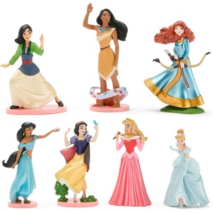 Disney Store Official Moana 2 Figure Set – 7 Fully Sculpted Disney Figures Including Moana, Simea, Maui, Pua with Heihei, Matangi, Loto & Moni with Scenic Backgrounds(Disney Princess)