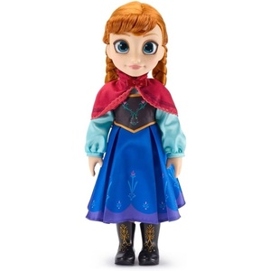 Disney Store Official Moana Once Upon a Story Doll – Disney Princess Toys Featuring Reflective Eyes with 3D Pupil and Iris, Detailed Costume, Hair Comb – Comes in Display Box – 16 Inches(Anna)