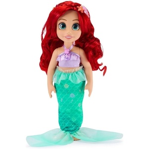 Disney Store Official Moana Once Upon a Story Doll – Disney Princess Toys Featuring Reflective Eyes with 3D Pupil and Iris, Detailed Costume, Hair Comb – Comes in Display Box – 16 Inches(Ariel)