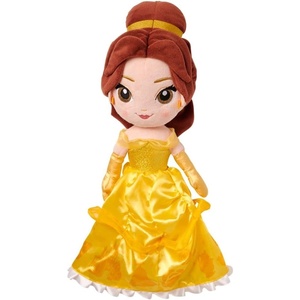 Disney Store Official Princess Plush Doll, Moana, Medium 14 Inches, Soft Plushy with Embroidered Features, Princess Toys for Girls, Disney Dolls, Stuffed Animals for Girls(Belle)