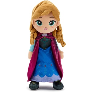 Disney Store Official Princess Plush Doll, Moana, Medium 14 Inches, Soft Plushy with Embroidered Features, Princess Toys for Girls, Disney Dolls, Stuffed Animals for Girls(Anna (New))