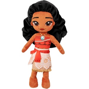 Disney Store Official Princess Plush Doll, Moana, Medium 14 Inches, Soft Plushy with Embroidered Features, Princess Toys for Girls, Disney Dolls, Stuffed Animals for Girls(Moana)