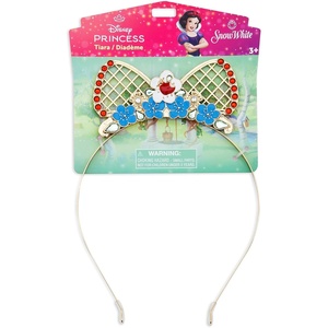 Disney Store Official Princess Tiara Headbands for kids – Shimmering Princess Dress Up Accessories(Snow White)