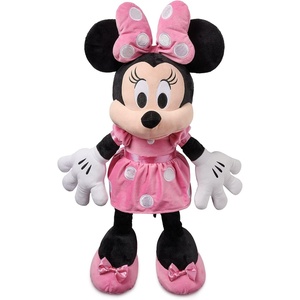 Disney Store Official Stitch Plush from Lilo & Stitch – Soft & Cuddly 626 Alien Toy for Kids & Fans, Suitable for All Ages – 21¼ Inches(Minnie – Pink)