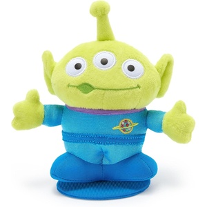 Disney Store Official Toy Story Alien Magnetic Shoulder Plush – Pizza Planet Stuffed Toy Includes a Magnetic Pad & Soft, Fuzzy Fabrics – Funny Toy Story Plush Toys – Mini 5”(Alien)
