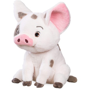 Disney Store Pua Soft Toy, Moana, 30 cm / 12 inches, Made of Soft Fabric with Embroidered Details, Suitable for All Ages.(Pua)