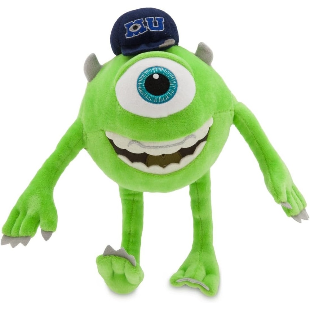 image:imageDisney Store Official Mike Wazowski Plush Stuffed Animal  Monsters Inc Toys Inspired by Pixars Monsters University  Soft Huggable Monster Inc Character with MU Cap Vault Collection